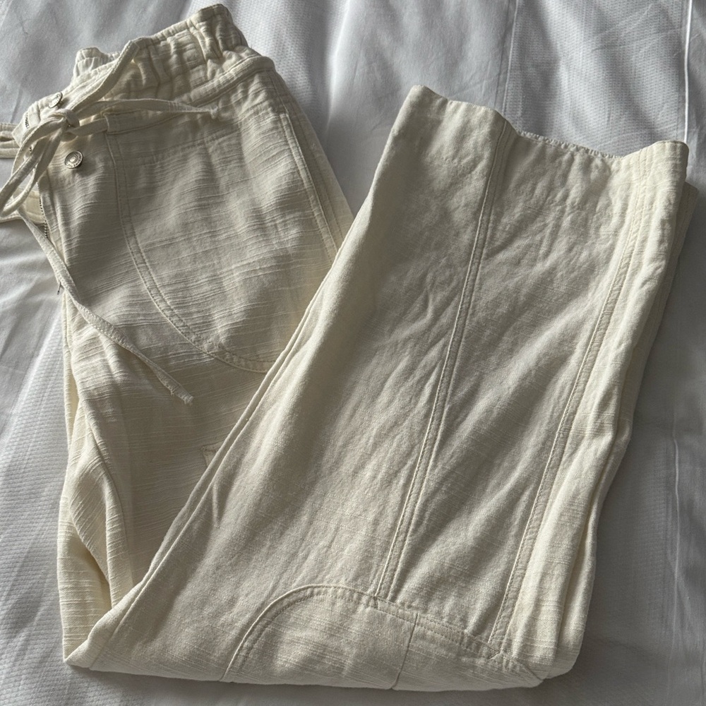 Free People Off-White Cargo Joggers - Picture 4 of 8